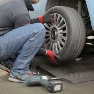 Flat Tire change in Atlanta on the spot